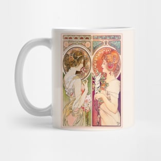 Primrose and Feather, 1899 Mug